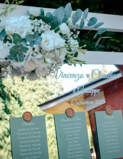 Cartellone degli sposi